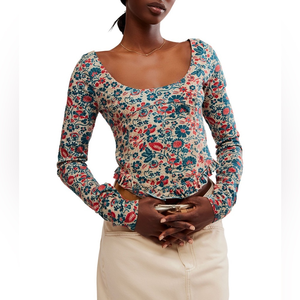 FREE PEOPLE Melanie Long-Sleeve Size Small